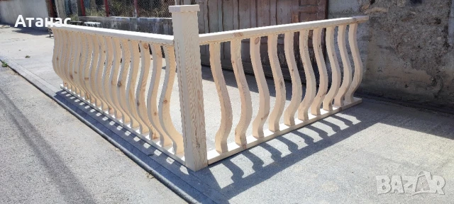 Дървен парапет, снимка 7 - Декорация за дома - 51232583