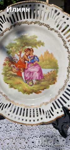 Голяма ажурена чиния за стена Ромео и Жулиета , снимка 4 - Декорация за дома - 46460783
