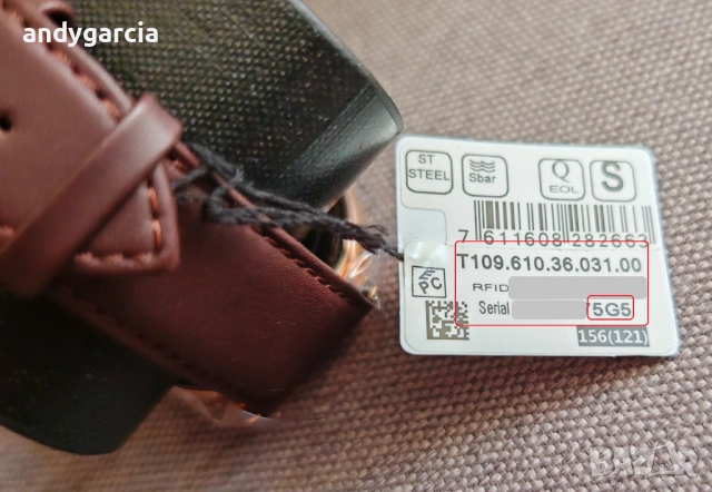  TISSOT Everytime Desire T109.610.36.031.00 Мъжки часовник чисто нов с кутия, 100% оригинален, снимка 10 - Мъжки - 51533978