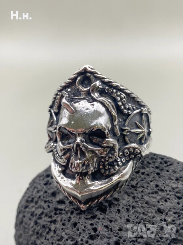 Сребърен пръстен ръчна изработка 925, снимка 3 - Пръстени - 53800973