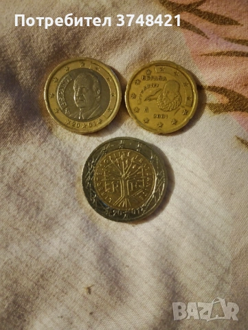 Prodavam moneti ot 20 evro centa i ot 2 evro i ot 1 evro , снимка 2 - Строителни работници - 53849652