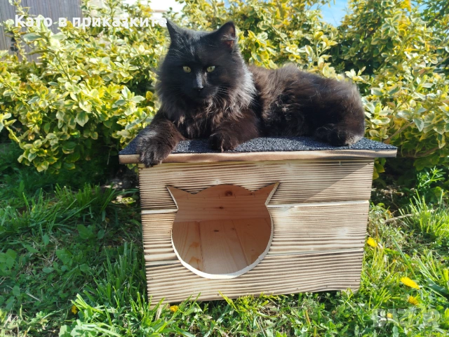 Къща за котки, Компакт, къщичка за коте, къщички за котета, колиби, снимка 8 - За котки - 54053218