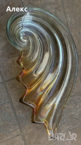 Винтидж масивна фруктиера–цветно стъкло., снимка 5 - Чинии - 51925367