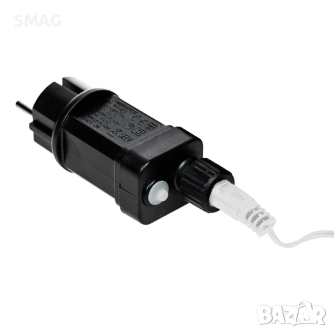 Бяла елха с 870 LED топло бели светлини 180 см_1253809, снимка 4 - Други - 52329375