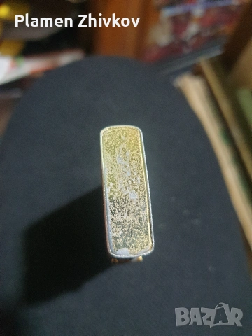 Позлатена 14 К FLORENTINE made in USA Sands Las Vegas Nevada, снимка 8 - Антикварни и старинни предмети - 53948213