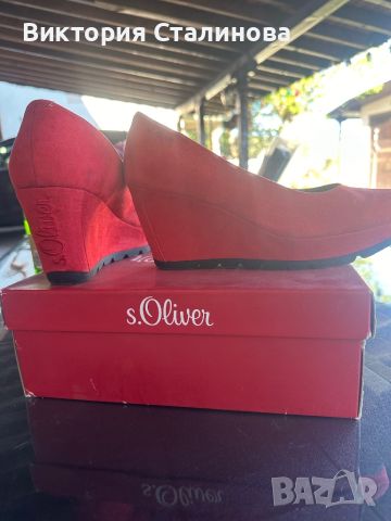 Дамски обувки на платформа S. Oliver, снимка 2 - Дамски ежедневни обувки - 45332805