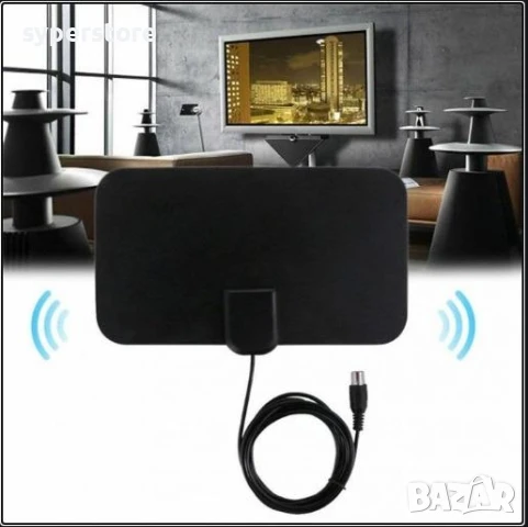 Антена за телевизор Digital One SP01086, цифрова, плоска, за ефирна телевизия, с вграден усилвател, снимка 10 - Приемници и антени - 50467137