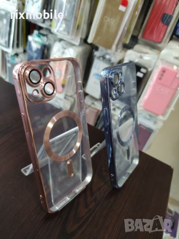 Apple iPhone 15 Plus Силиконов кейс Mag Cover, снимка 2 - Калъфи, кейсове - 45283235