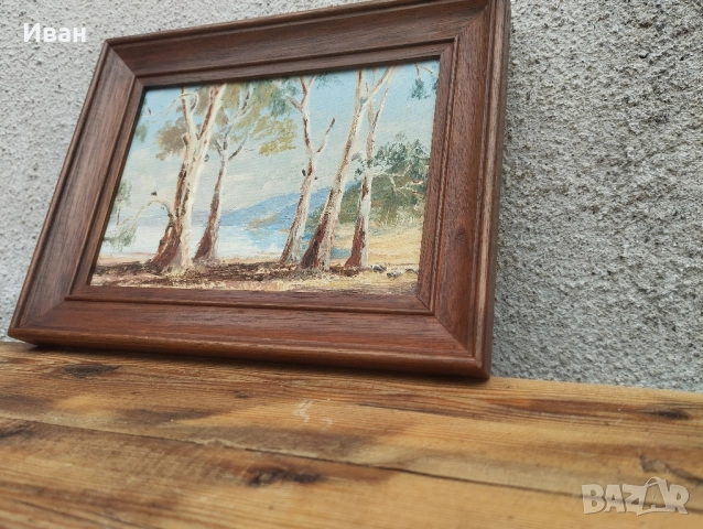 малка маслена картина , снимка 4 - Картини - 52418062