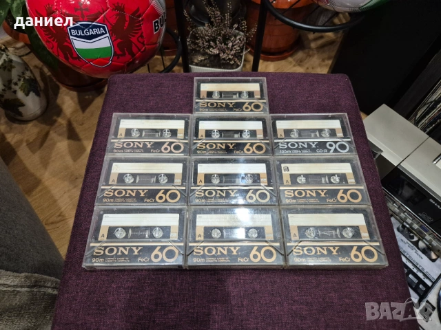 10 бр. аудио касети SONY FeCr 60 – TYPE I – нормална лента - TOP модел японски касети с рок музика, снимка 4 - Аудио касети - 53224722