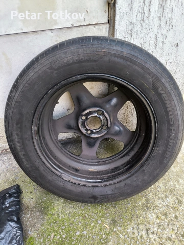 16 цола желязна джанта с гума за Дачия Сандеро 3 , снимка 2 - Гуми и джанти - 54236904