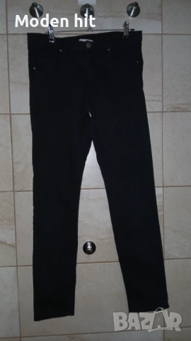 H&M черен еластичен панталон за момче размер до 158 см. /12-13 г./