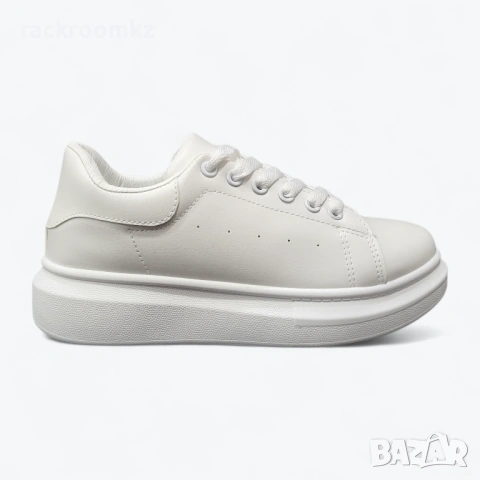 Дамски модни кецове в изцяло бял цвят W081004 all white