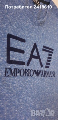 Emporio Armani EA7 Italy Mens Size S НОВО! ОРИГИНАЛ! Мъжка Тениска!, снимка 10 - Тениски - 45360084