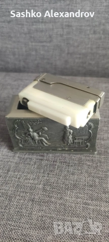 Ретро немска настолна запалка "Lindenwirtin" – GHB West Germany , снимка 4 - Други ценни предмети - 54089890