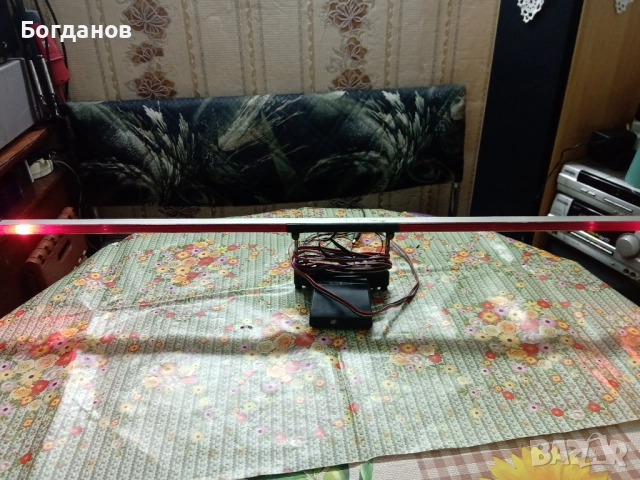 ГОЛЯМ ТРЕТИ СТОП С БЯГАЩА СВЕТЛИНА СЪС СТОЙКА, снимка 2 - Аксесоари и консумативи - 51911365