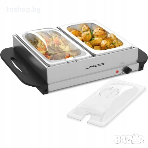 Бен мари / ел. нагревател за храна 200W, 2 х 2,5 литра