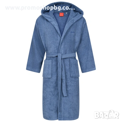 Халат за баня Kappa, 100% памук, син, S/M или L/XL, унисекс модел, снимка 3 - Други - 42165285
