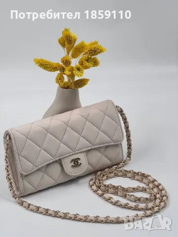 Дамски Кожени Чанти CHANEL, снимка 10 - Чанти - 46952120