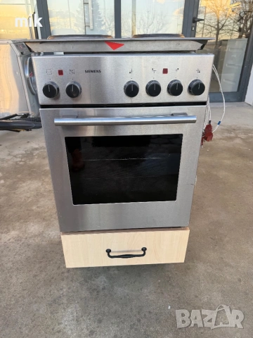 Печка с котлони Сименс 45 см широка