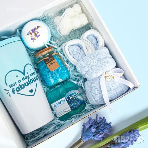 Подарък за жени за рожден ден, Релаксиращ спа комплект за нея, снимка 2 - Подаръци за жени - 49686178