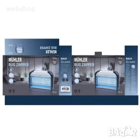 Ултравиолетова лампа Muhler 30W тип печка против насекоми, снимка 4 - Друга електроника - 50491546