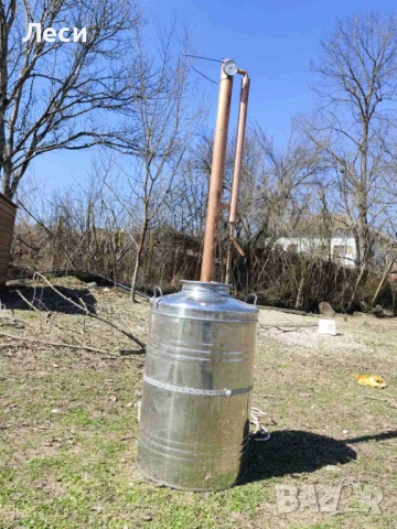 Казан за ракия на ток с медна дистилационна колона , снимка 4 - Други машини и части - 53850055