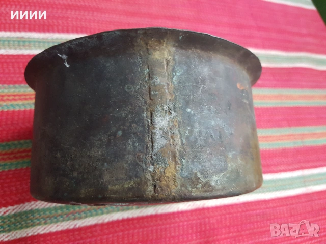 Бакърена тенджера тиган купа, снимка 2 - Антикварни и старинни предмети - 53191648