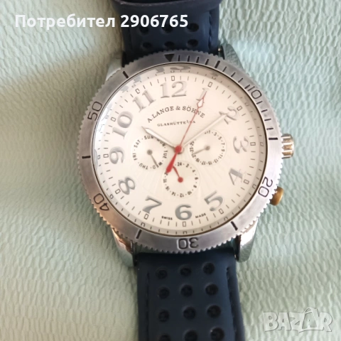 A.LANGE & SONE glashutte 1/sa автоматик хронограф работ, снимка 2 - Мъжки - 53620003