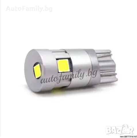 LED крушки за габарит T10 W5W 24V, снимка 2 - Аксесоари и консумативи - 48584704