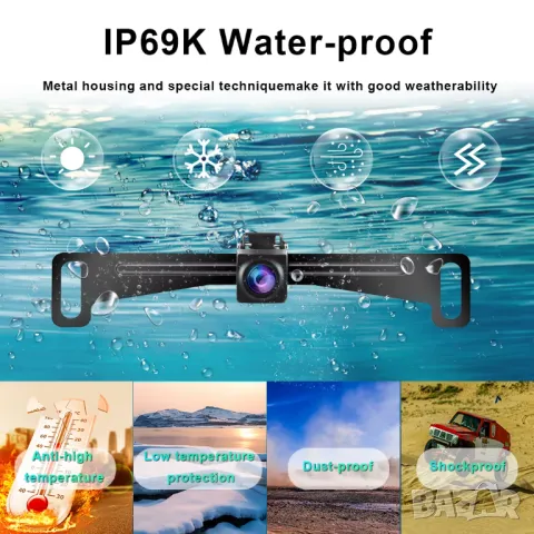 Камера за мултимедия, задно виждане, навигация, HD, камера за кола, автомобил, заден ход, паркиране, снимка 2 - Аксесоари и консумативи - 49944282