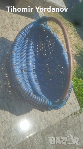 Плетена кошница , снимка 7 - Антикварни и старинни предмети - 51343923