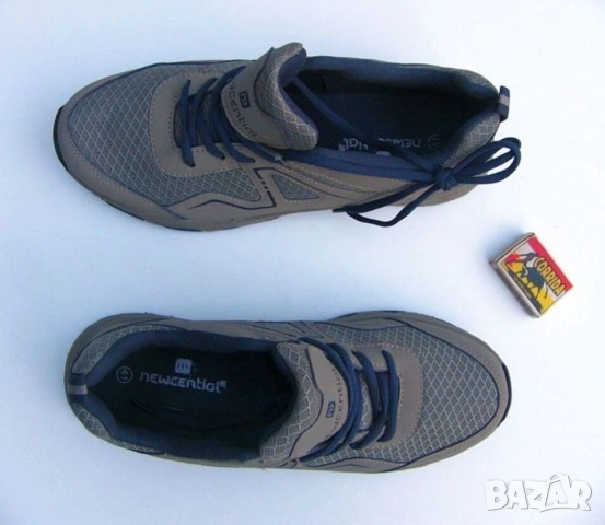 НОВИ Оригинал NEWCENTIAL Германски Мъжки МАРАТОНКИ № EU 41 Спортни Обувки Сникърси с връзки БАРТЕР, снимка 3 - Маратонки - 52172438