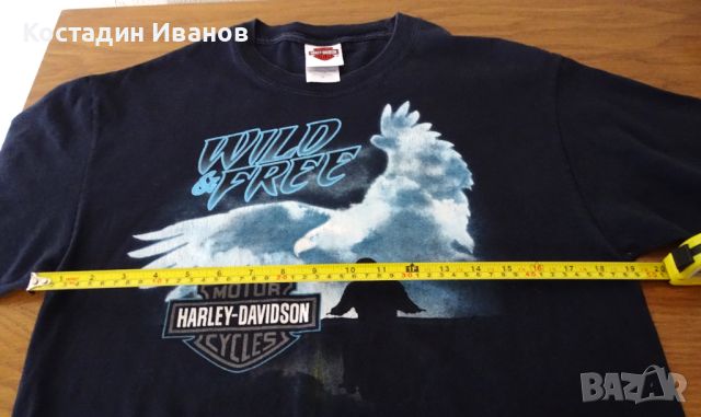 Оригинална Harley Davidson мъжка тениска, снимка 5 - Тениски - 46228543