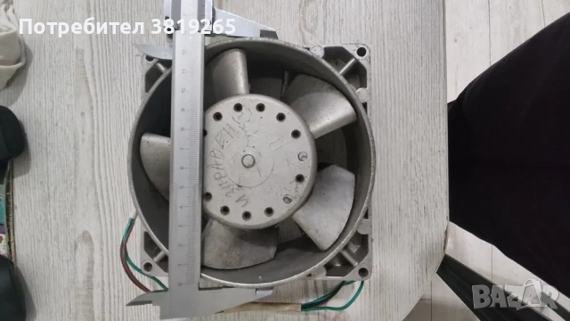 Алуминиев осов вентилатор-220V на 30W Ф13, снимка 3 - Друга електроника - 53607502