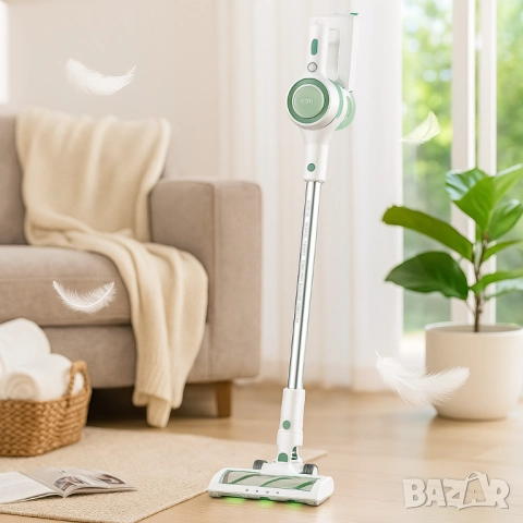 Безжична прахосмукачка Solac Turbobat Power - С HEPA филтър и LED четка, снимка 16 - Друга електроника - 51856357