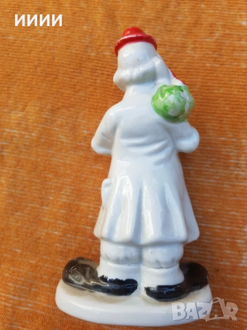 Порцеланова статуетка фигурка клоун , снимка 3 - Антикварни и старинни предмети - 53697824