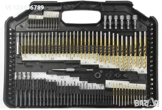 Комплект битове и свредла MAR-POL 246 части, снимка 2 - Куфари с инструменти - 48832689