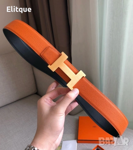 колани от естествена кожа в кутия hermes , снимка 3 - Колани - 53216862