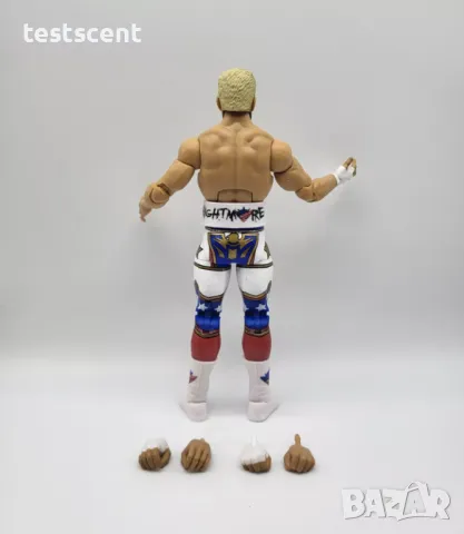 Екшън фигура WWE Cody Rhodes The American Nightmare Коуди Роудс Mattel Elite Rumble играчка figure, снимка 8 - Колекции - 48361536