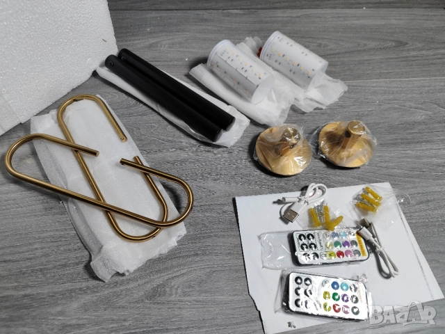 ПРОМО ! Комплект 2 броя LED модерни акумулаторни лампи за стена !, снимка 5 - Лампи за стена - 52215445