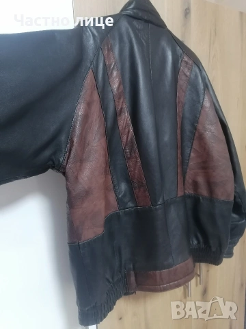 Ххл Естествена кожа мъжко яке, ГО 68 см, дължина 73 см. , снимка 6 - Якета - 53648681