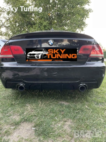 Дифузьор за бмв е92 / добавка за задна броня бмв е92 / bmw e92 с щипки, снимка 2 - Аксесоари и консумативи - 51814145