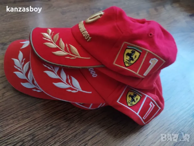 FERRARI F1 - страхотни колекционерски шапки , снимка 5 - Шапки - 49400561