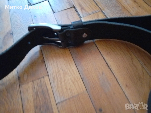 Немски Марков колан A-Venten естествена кожа нов 137см и широк 4см , снимка 6 - Колани - 53800869