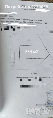продавам парцел за жилищно строителство 