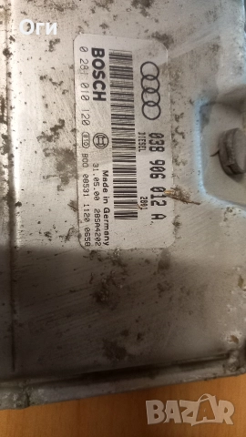 Компютър за Ауди А3 1.9 TDI 038 906 012 A / 0281 010 120, снимка 2 - Части - 52750472