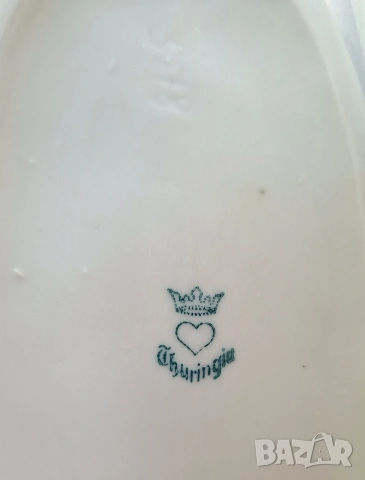 Порцеланова фигурка на елени - Thuringia, Германия, снимка 7 - Статуетки - 53840949