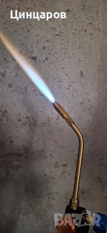 Оксижен комплект-бутилки O2/5л. и газ/2.4л, горелка с 5бр. дюзи, вентил, маркуч , снимка 2 - Други машини и части - 53571008