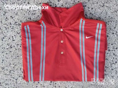 Оригинална тенискa с копчета Nike FITDRY като нова (XL), снимка 5 - Спортни дрехи, екипи - 45809797